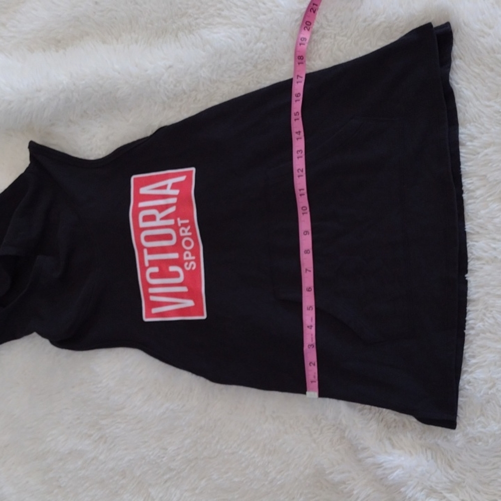 Victoria Secret Sport Workout Muscle Hoodie With Front Pocket - Picture 6 of 9